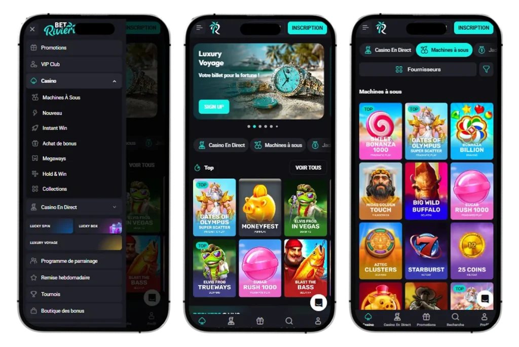 Betriviera Casino app