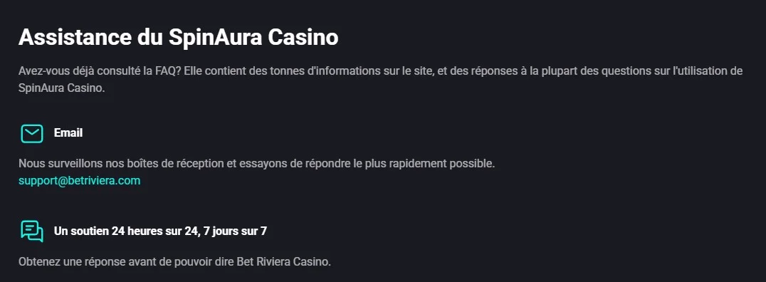 Betriviera Casino Service client